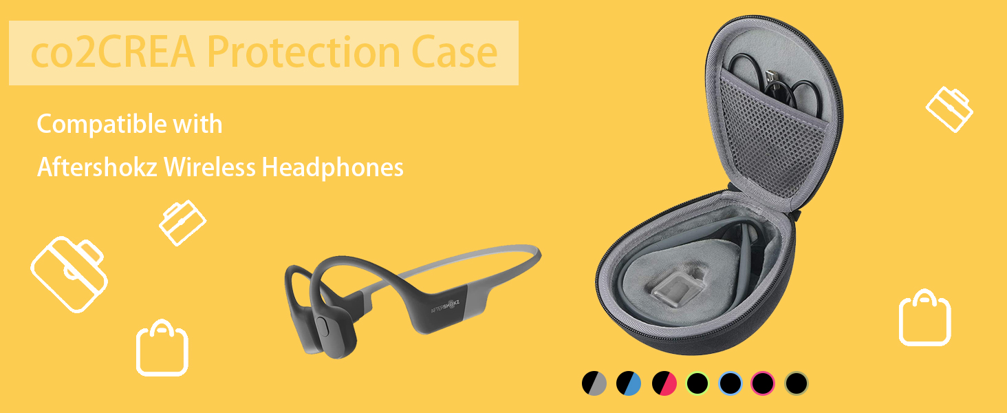 Amazon.com: co2CREA Hard Case for SHOKZ New OpenRun Pro 2/1
